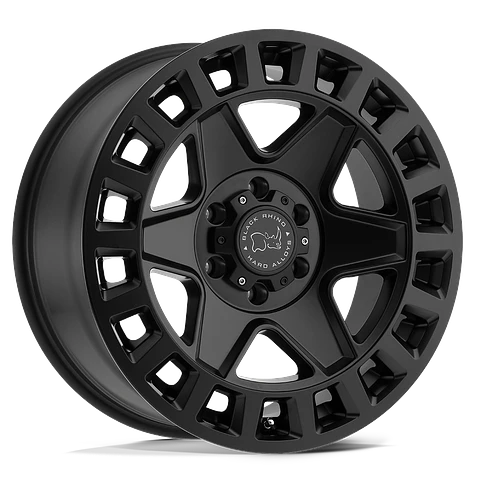 Juego de 4 llantas 17X9.0 6X139.7/-12 Black Rhino York Matte Black