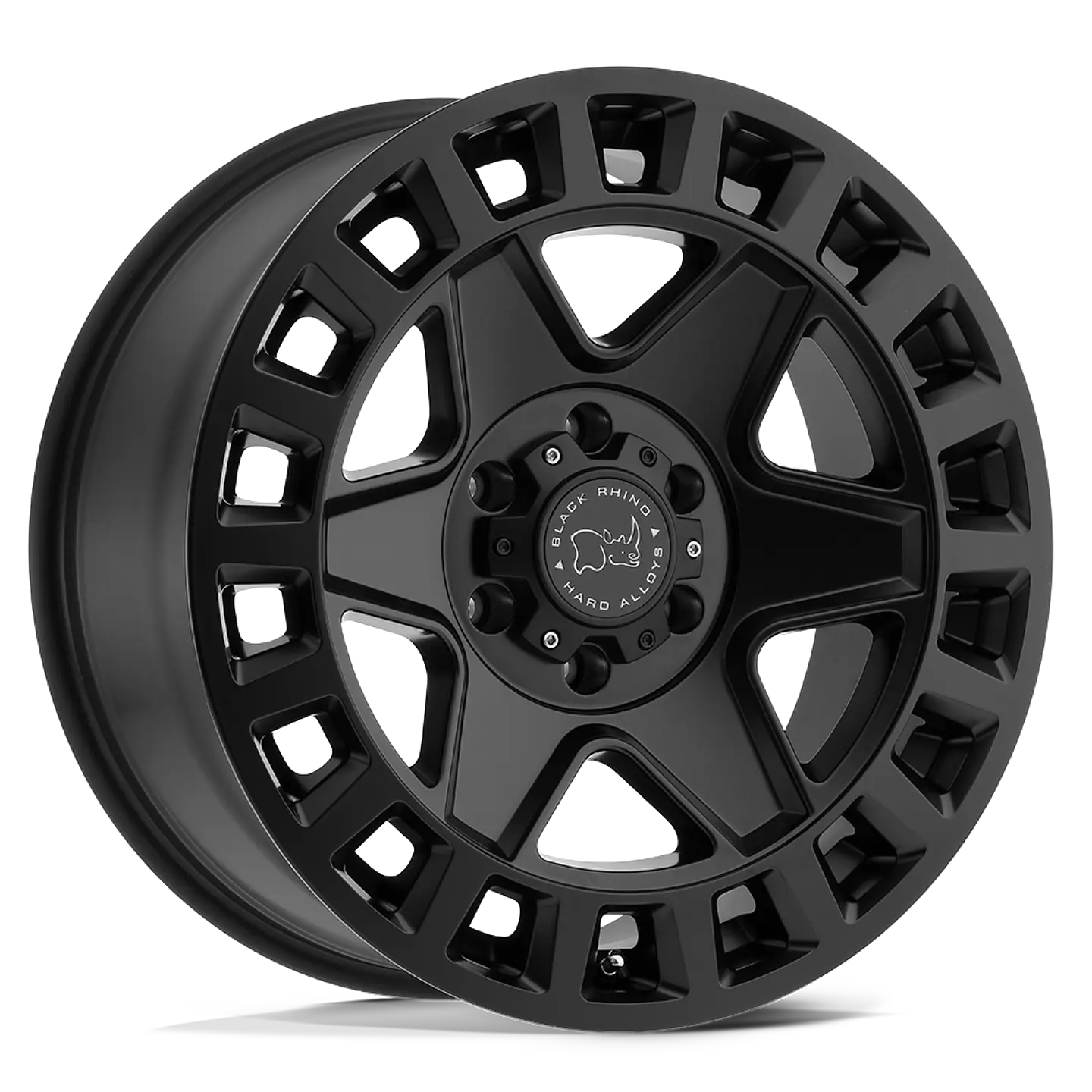 Juego de 4 llantas 17X9.0 6X139.7/-12 Black Rhino York Matte Black 1