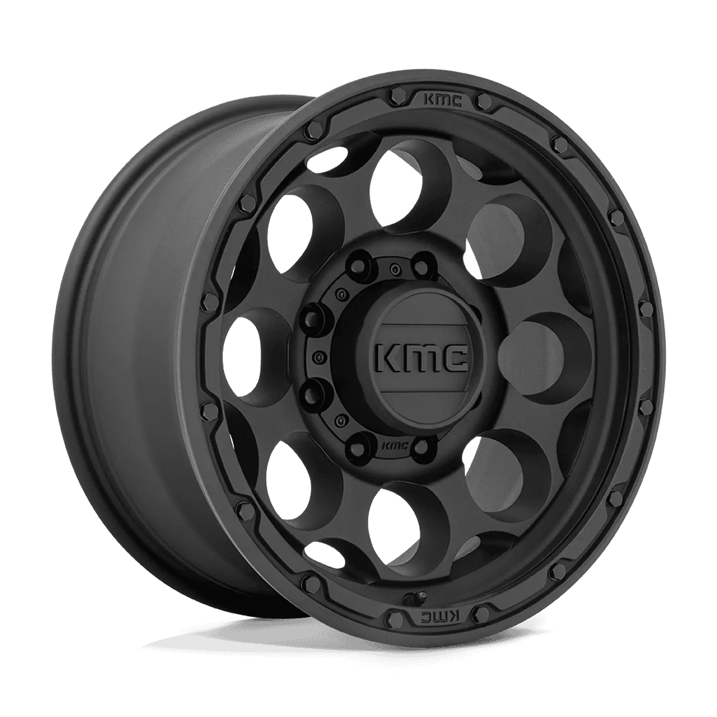 Juego de 4 llantas 17X9.0 5X127/-12 KMC Dirty Harry Textured Black Cb71,5 1