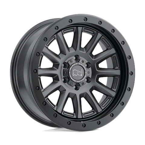 Juego de 4 llantas 17X8.5 6X139.7/-18 Black Rhino Dugger Gunblack