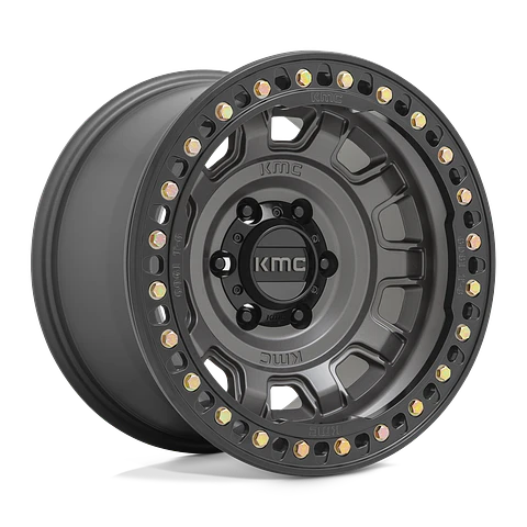 Juego de 4 llantas 17X9.0 5X127/-38 KMC Tank Beadlock Anthracite Km236