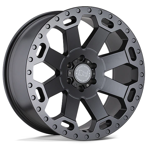 Juego de 4 llantas 17X9.0 6X139.7/-12 Black Rhino Warlord Matte Gunmetal