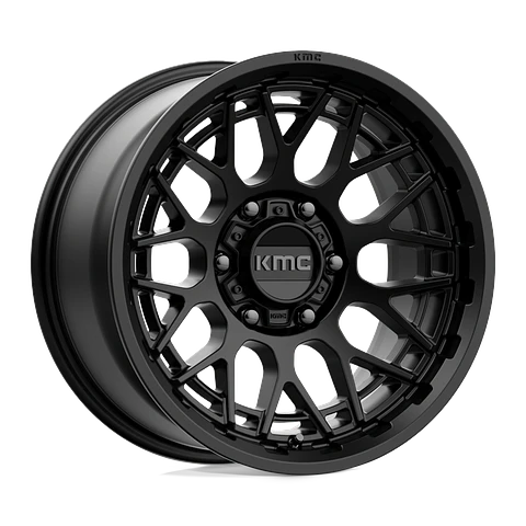 Juego de 4 llantas 17X8.5 6X139.7/00 KMC Technic Satin Black Cb106.1