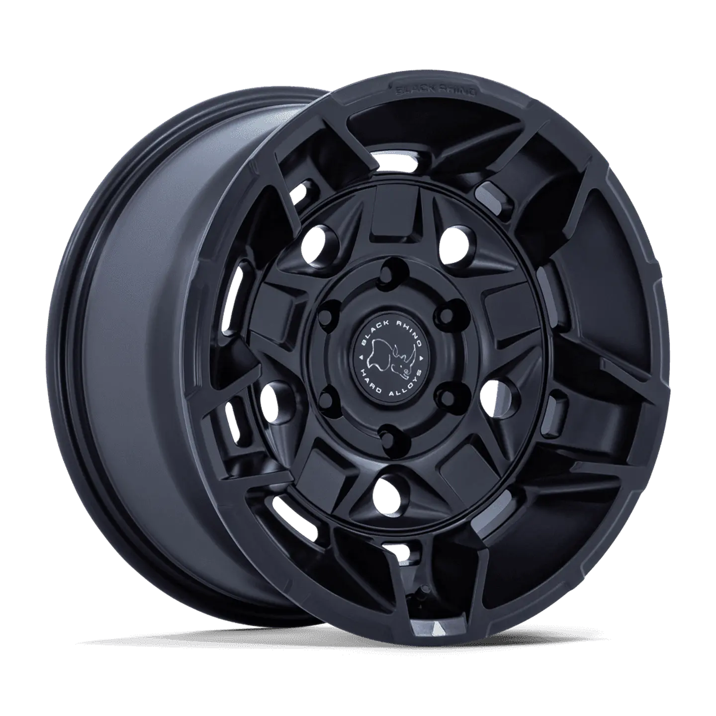Juego de 4 llantas 17X8.5 6X139.7/00 Black Rhino Guard Matte Black 1