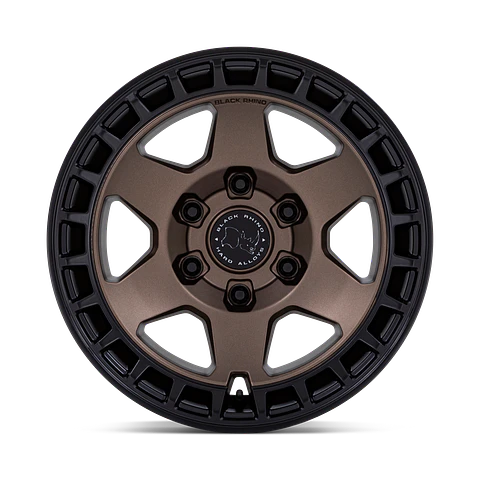 Juego de 4 llantas 17X8.5 6X139.7/25 Black Rhino Bahari Matte Bronze W/Matte Bk