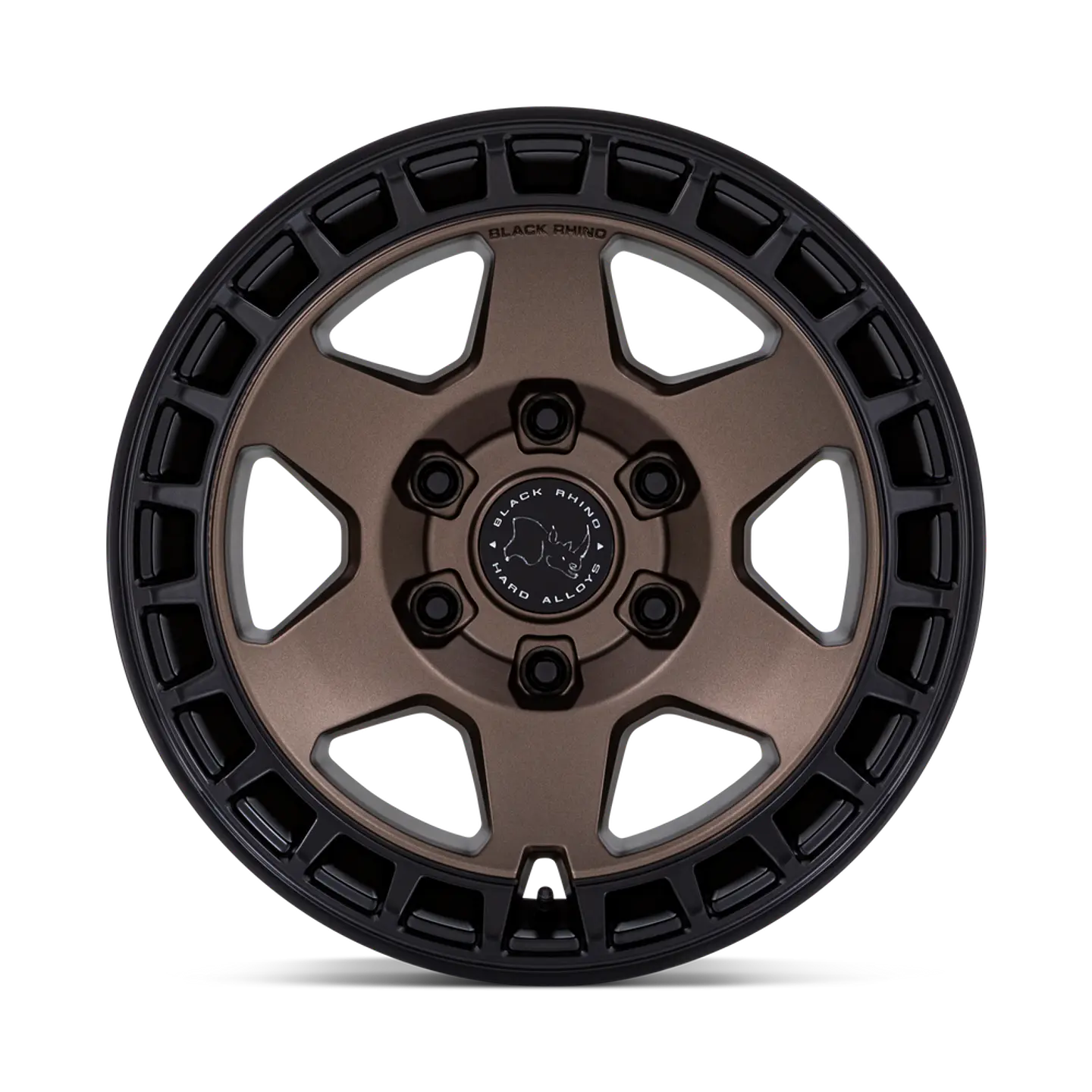 Juego de 4 llantas 17X8.5 6X139.7/25 Black Rhino Bahari Matte Bronze W/Matte Bk 1