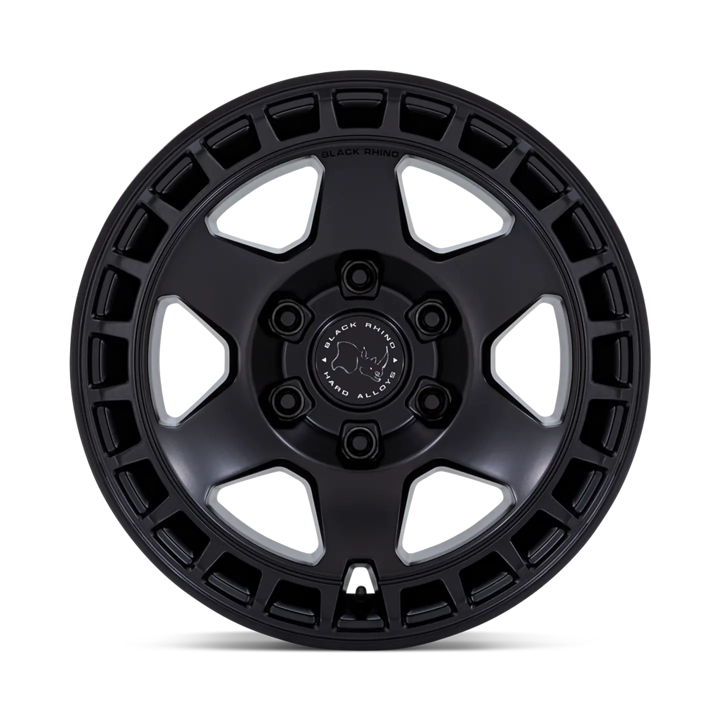 Juego de 4 llantas 17X8.5 6X139.7/-10 Black Rhino Bahari Matte Black 1