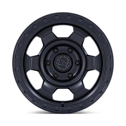 Juego de 4 llantas 17X8.5 6X139.7/-10 Black Rhino Trooper Matte Black Cb106.1
