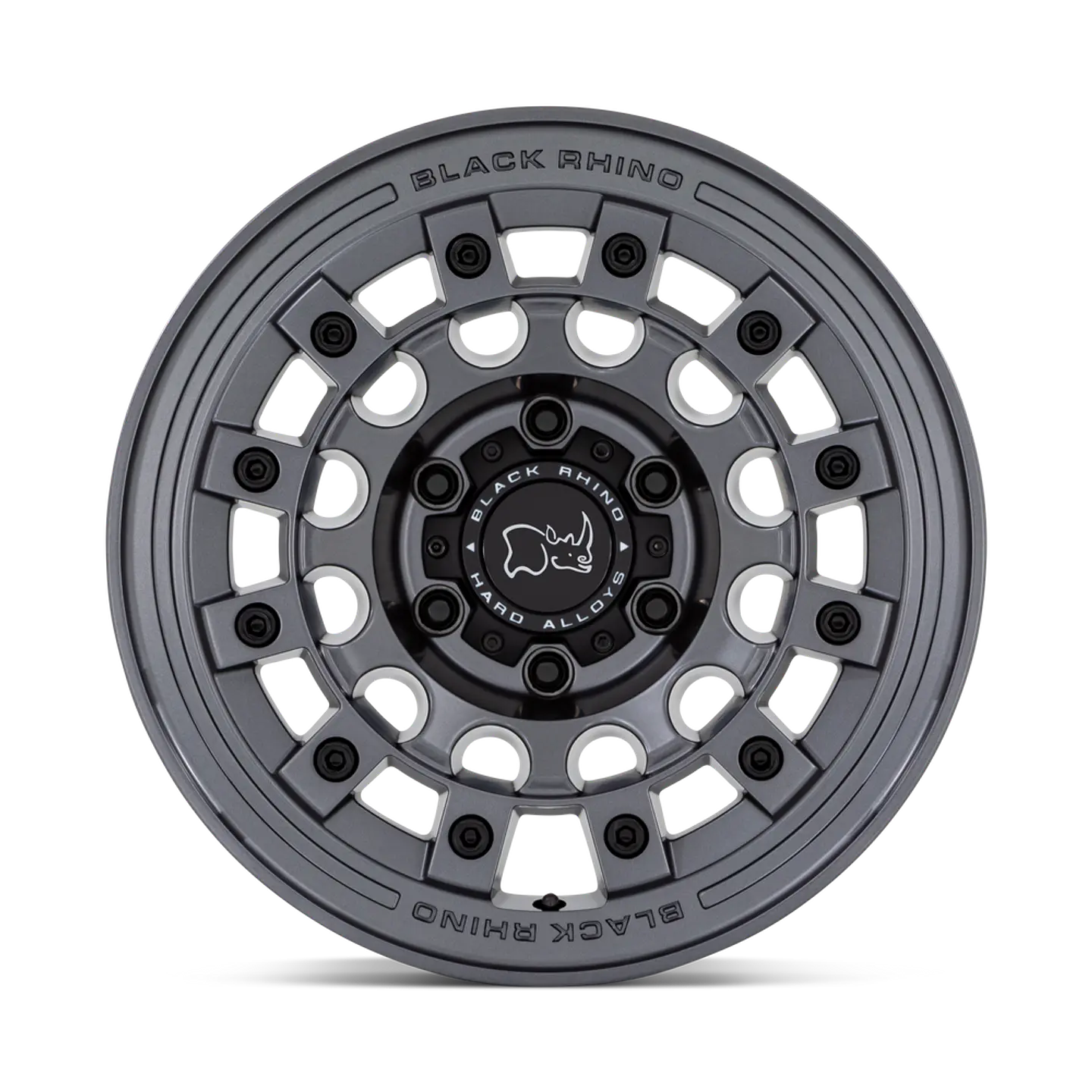 Juego de 4 llantas 17X9.0 6X139.7 /-12 Black Rhino Fuji Matte Gunmetal 1