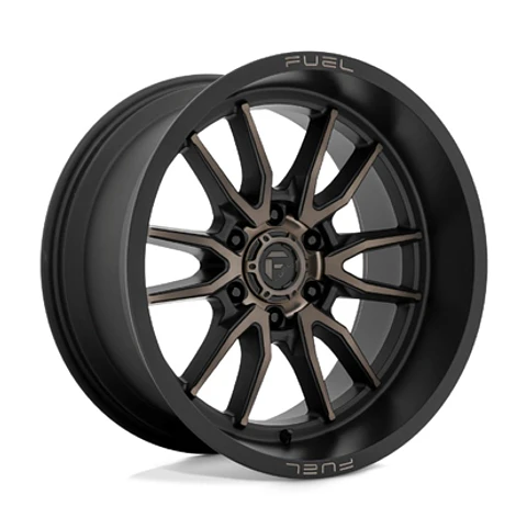 Juego de 4 llantas Fuel CLASH 6 20X10 6X139.7 ET-18 DARK MACHINE