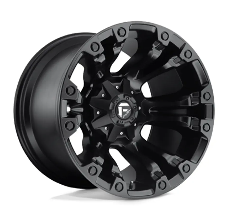 Juego de 4 llantas Fuel VAPOR 18X9 6X135/6X139.7 ET-13 MATTE BLACK 1