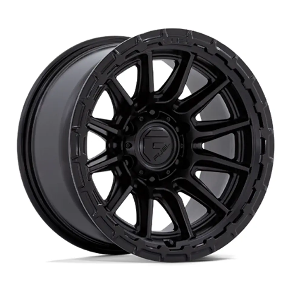 Juego de 4 llantas Fuel PISTON 17X9 6X135 ET-12 BLACKOUT 1