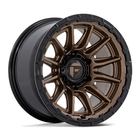 Juego de 4 llantas Fuel PISTON 17X9 6X139.7 ET-12 MATTE BRONZE BLACK LIP