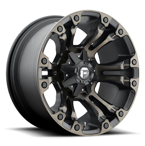 Juego de 4 llantas Fuel VAPOR 17X9 8X165.1 ET-12 MACHINE