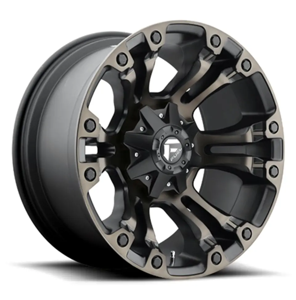 Juego de 4 llantas Fuel VAPOR 17X9 6X135/6X139.7 ET-12 MACHINE 1