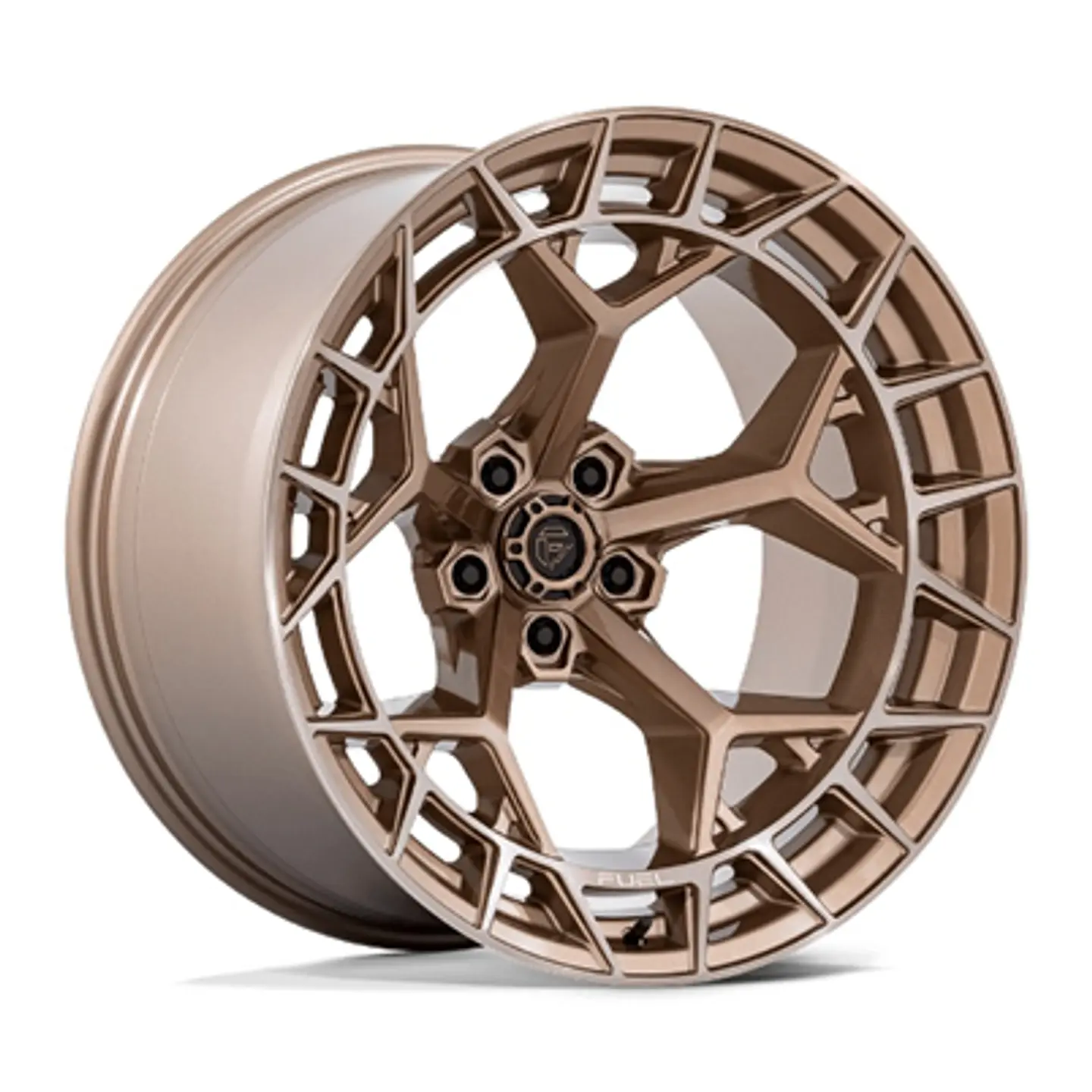Juego de 4 llantas Fuel CHARGER 20X9 6X139.7 ET+1 PLATINUM BRONZE 1