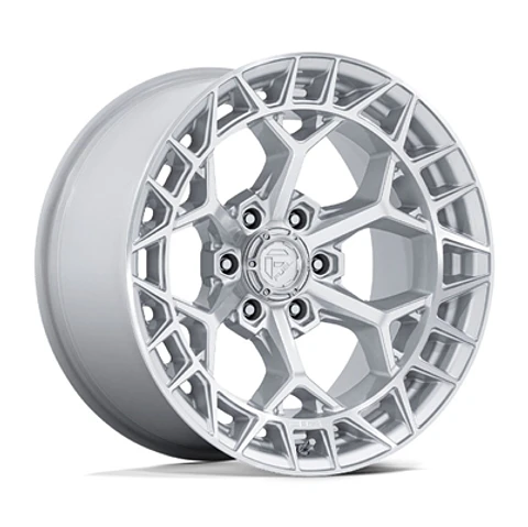 Juego de 4 llantas Fuel CHARGER 17X9 6X139.7 ET-12 GLOSS SILVER W/ MACHINE FACE