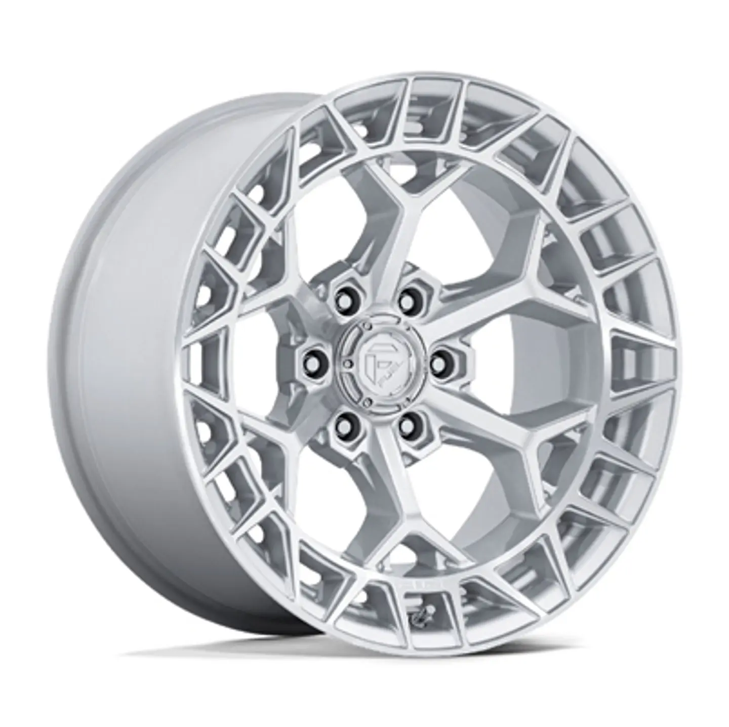 Juego de 4 llantas Fuel CHARGER 17X9 6X139.7 ET-12 GLOSS SILVER W/ MACHINE FACE 1