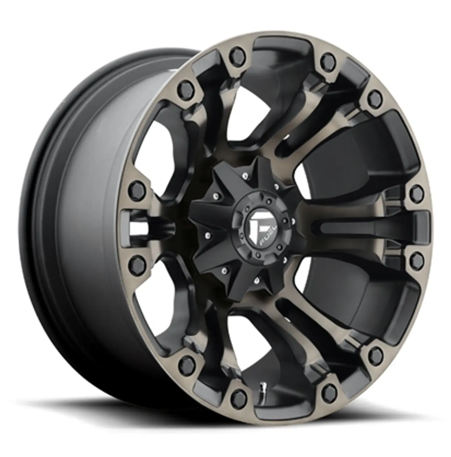 Juego de 4 llantas Fuel VAPOR 20X10 6X135/6X139.7 ET-18 MACHINE 1