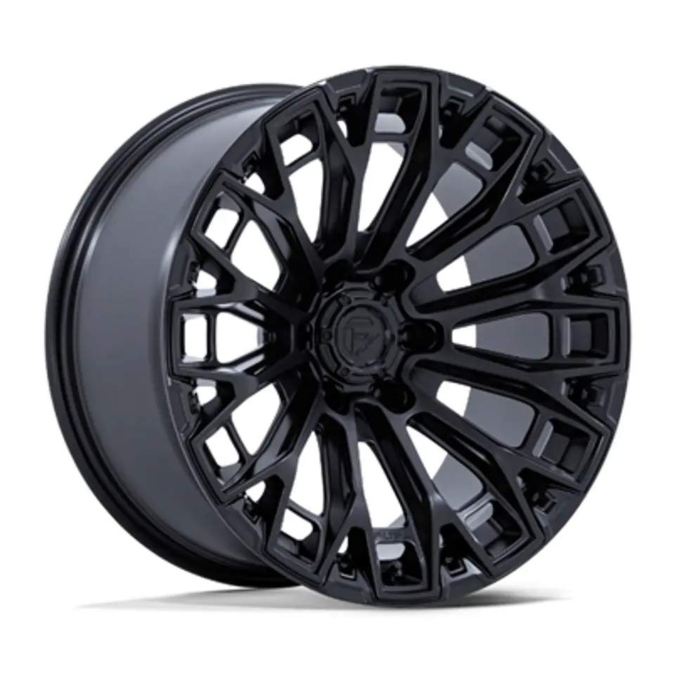 Juego de 4 llantas Fuel TRAX 17X9 6X139.7 ET-12 MATTE BLACK 1