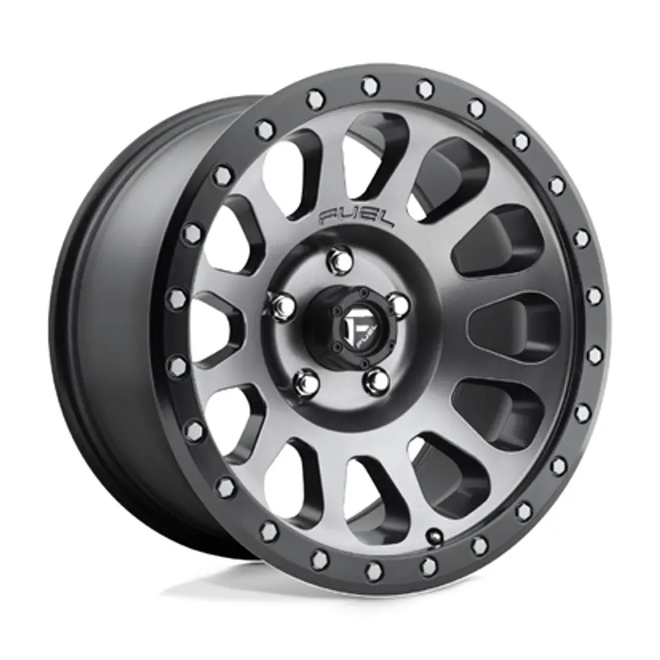 Juego de 4 llantas Fuel VECTOR 17X8.5 5X120 ET+20 GUN METAL BLACK LIP 1