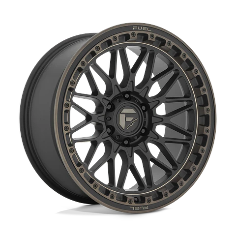 Juego de 4 llantas Fuel TRIGGER 17X9 6X139.7 ET+1 MATTE BLACK DARK TINT