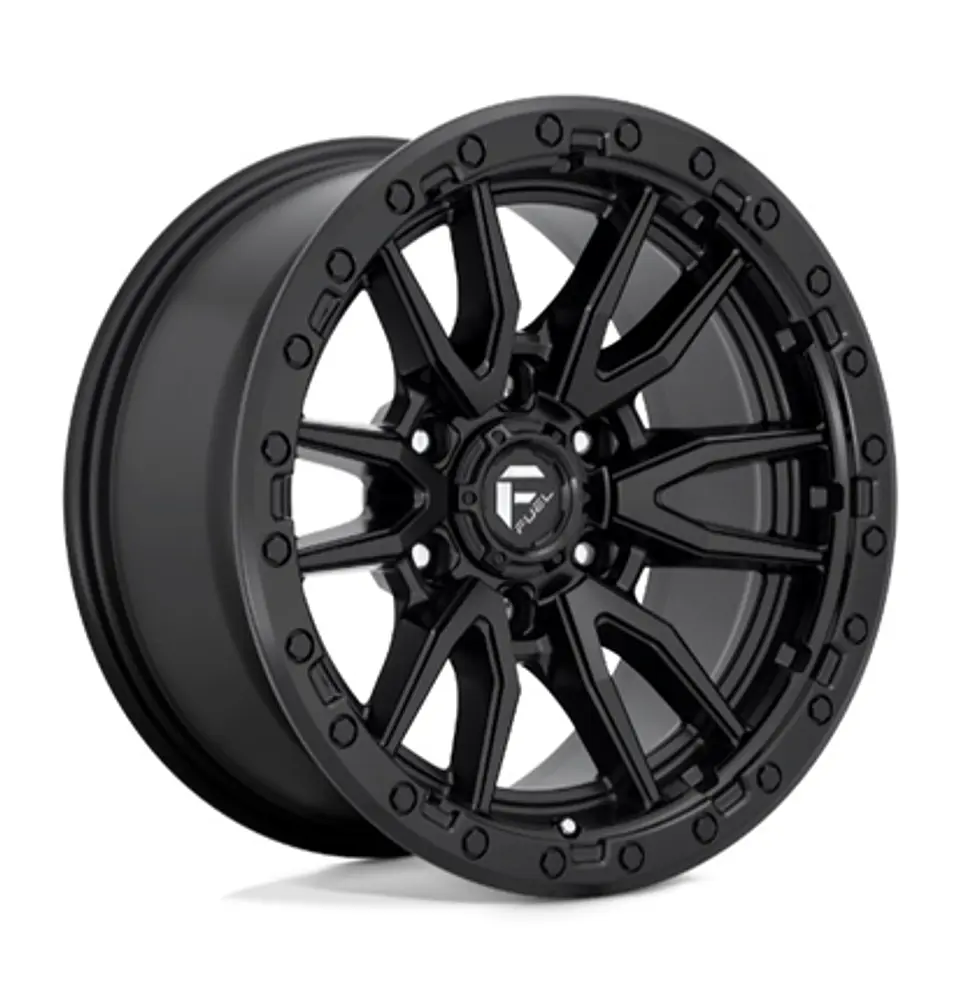 Juego de 4 llantas Fuel REBEL 20X9 6X139.7 ET+1 MATTE BLACK 1