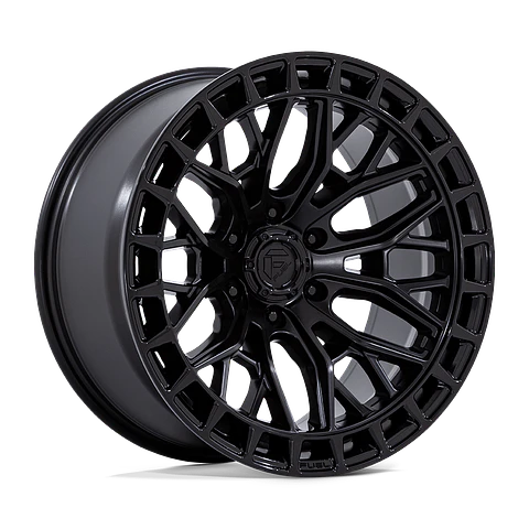 Juego de 4 llantas Fuel SIGMA 17X9 6X139.7 ET-12 BLACKOUT W/ G-BLK LIP