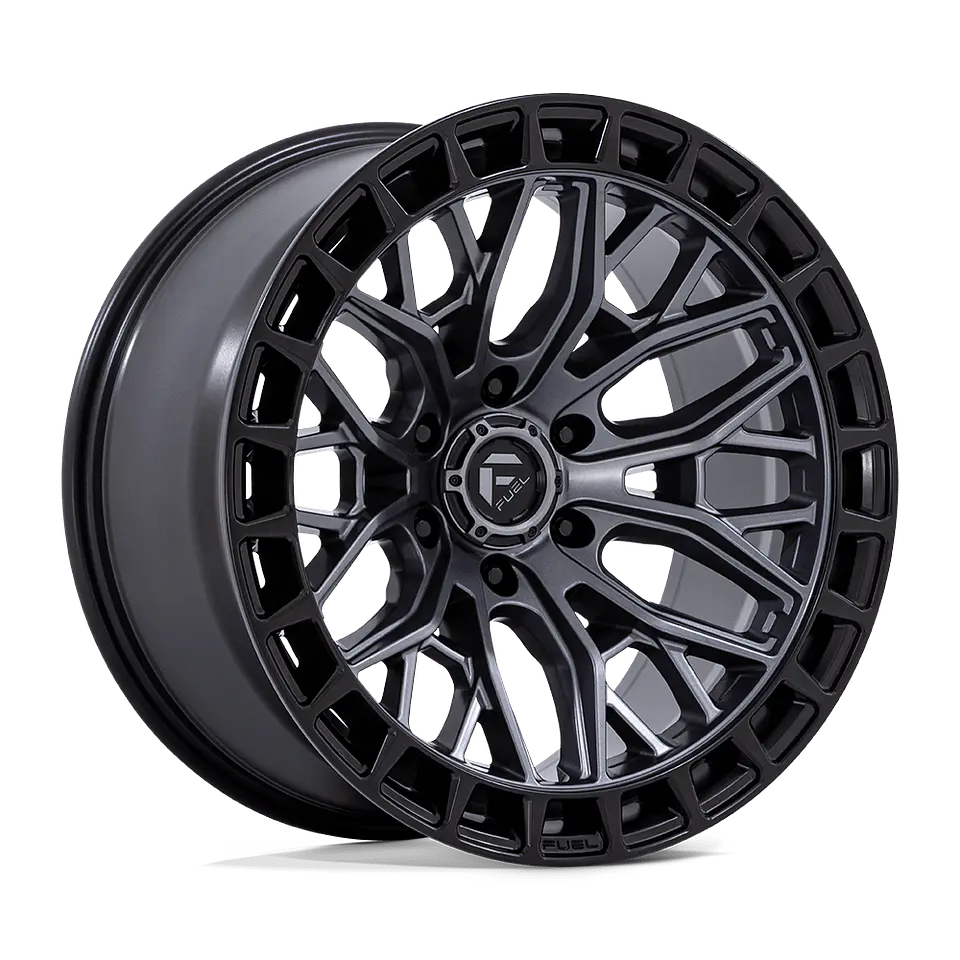 Juego de 4 llantas Fuel SIGMA 17X9 6X139.7 ET-12 MATTE GUNMETAL W/ M-BLK LIP 1
