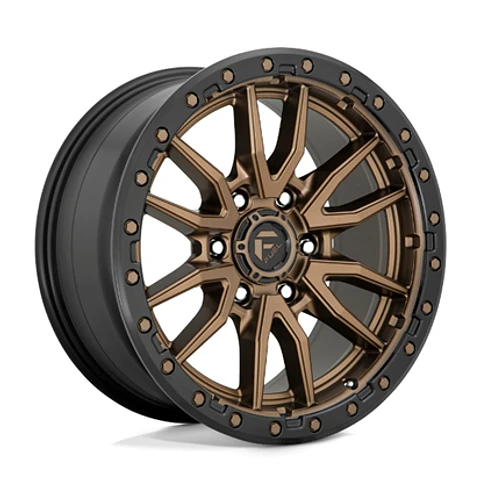 Juego de 4 llantas Fuel REBEL 20X9 6X139.7 ET+1 MATTE BRONZE BLACK LIP