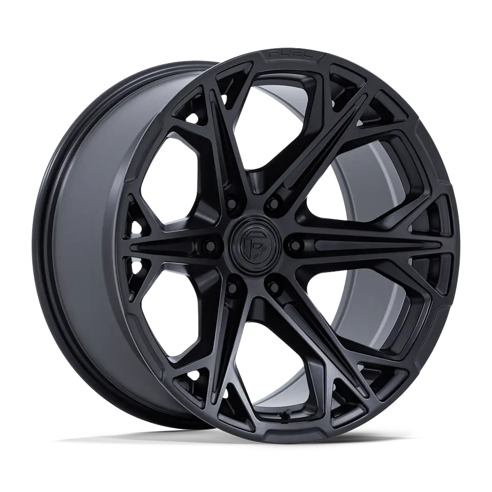 Juego de 4 llantas Fuel HAMMERHEAD 20X10 6X139.7 ET-18 BLACKOUT 1