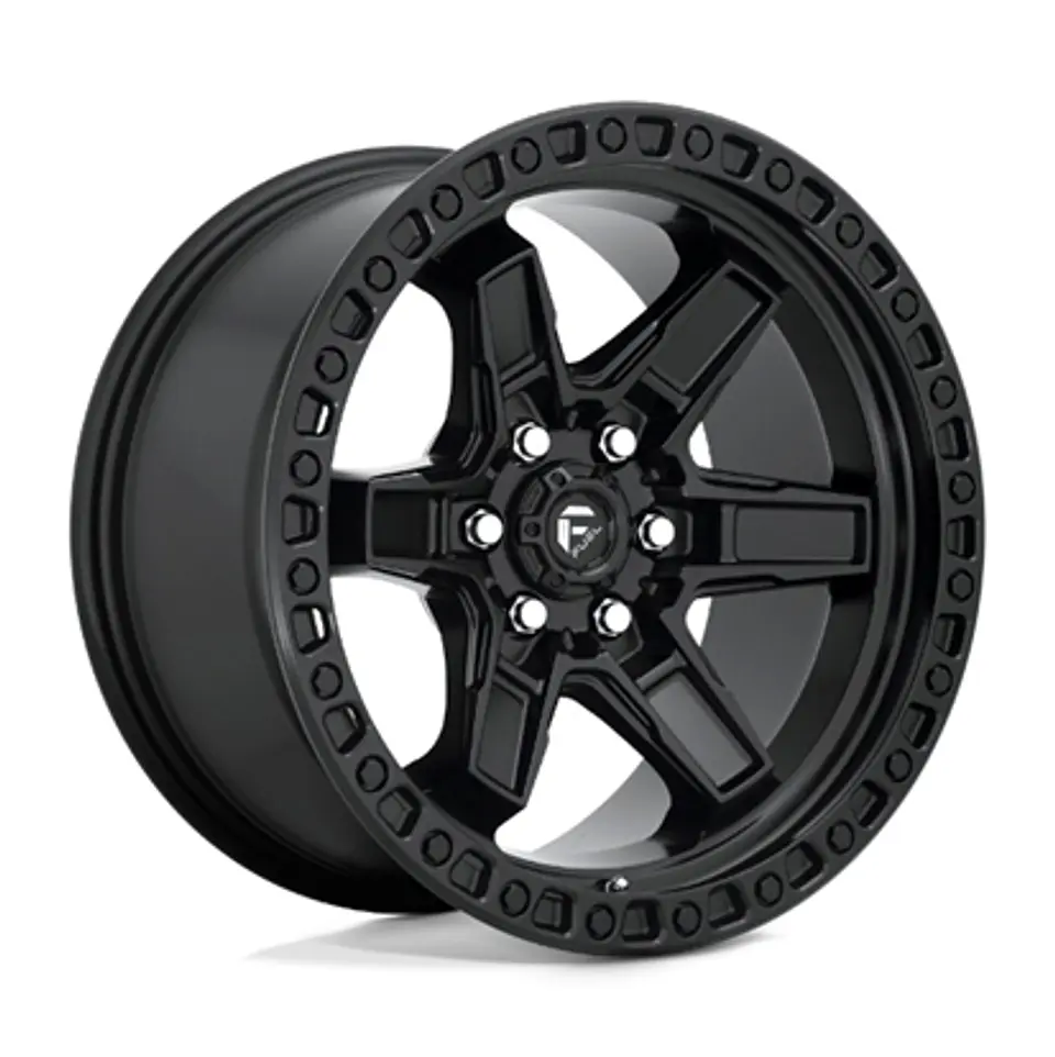 Juego de 4 llantas Fuel KICKER 17X9 6X114.3 ET+12 MATTE BLACK 1