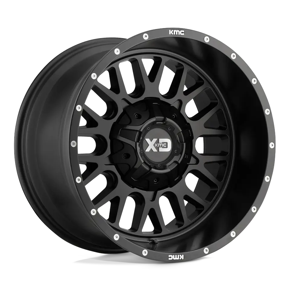 Juego de 4 llantas XD XD842 SNARE 20X9 6X135/6X139.7 ET+0 SATIN BLACK 1