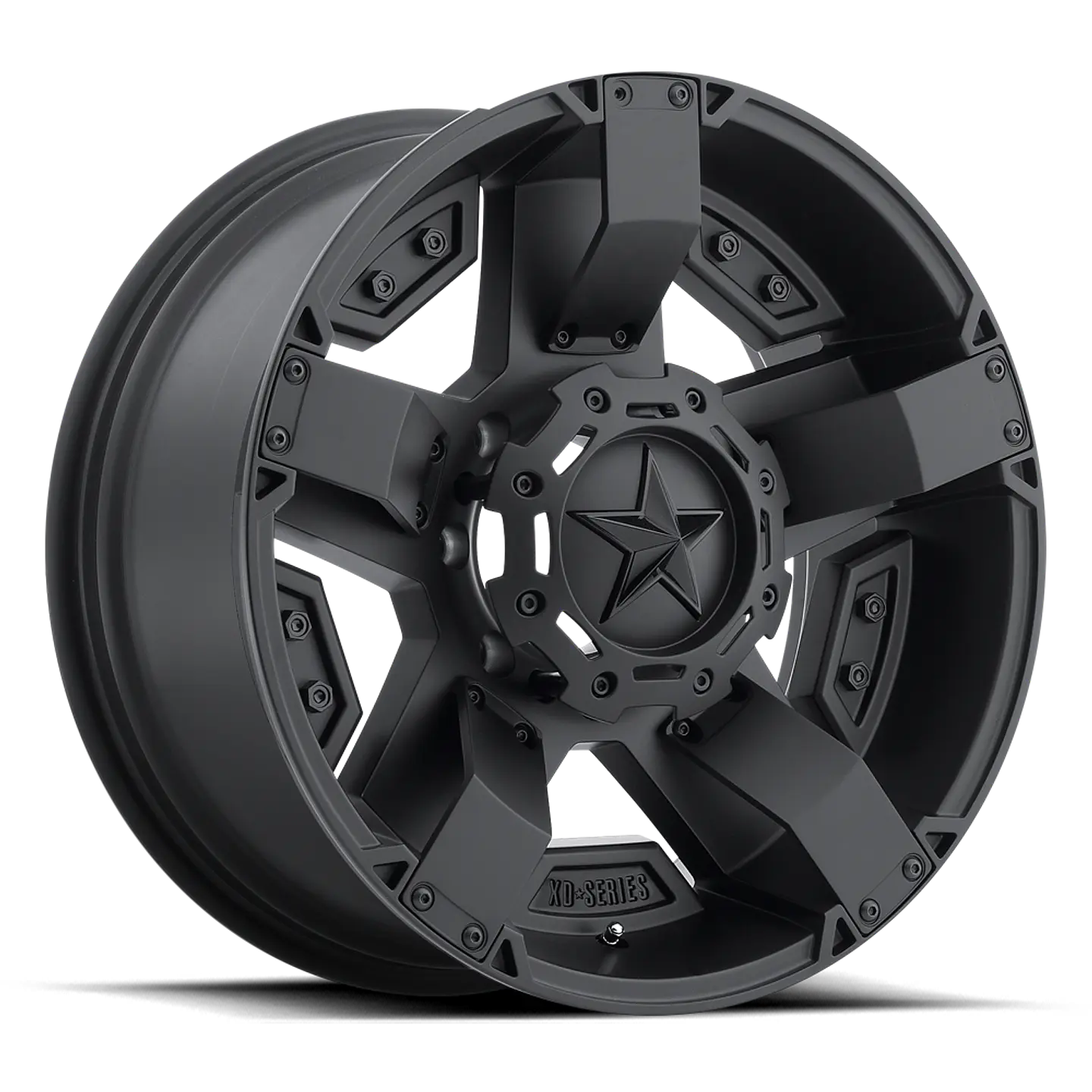 Juego de 4 llantas XD XD811 ROCKSTAR II 17X9 6X135/6X139.7 ET-12 MATTE BLACK 1