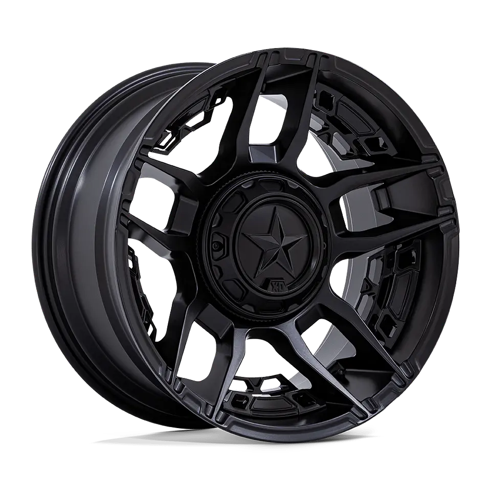Juego de 4 llantas XD XD871 SLASH 20X9 6X135/6X139.7 ET+1 MATTE BLACK 1
