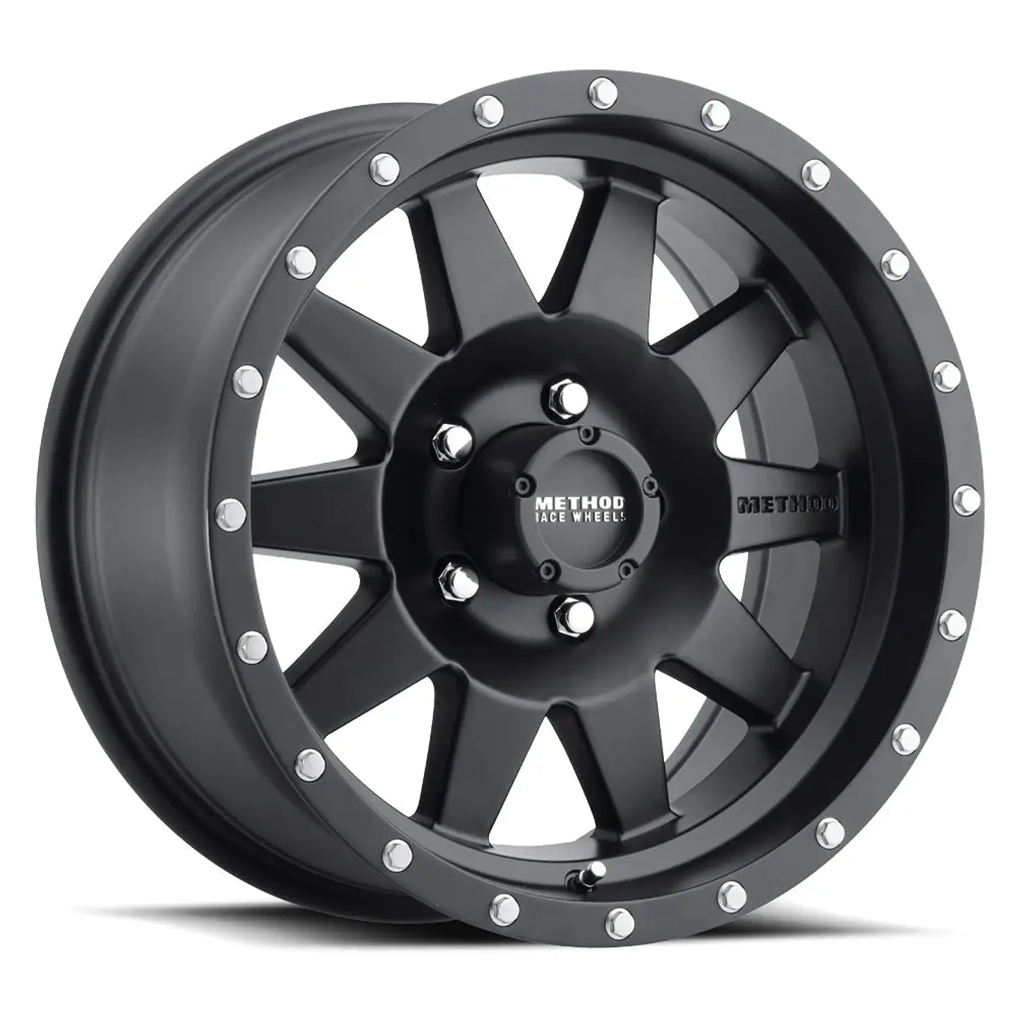 Juego de 4 llantas Method MR301 15x7 5x139.7 ET -6 Matte Black 1