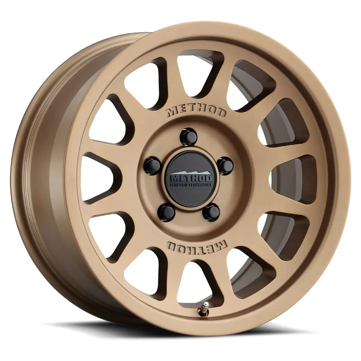 Juego de 4 llantas Method MR703 17x9 5x127 ET -12 Bronze Beadgrip 1