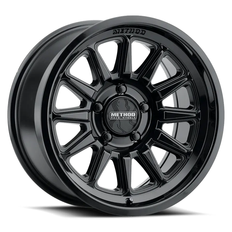 Juego de 4 llantas Method MR323 17x9 5x127 ET -38 Gloss Black 1