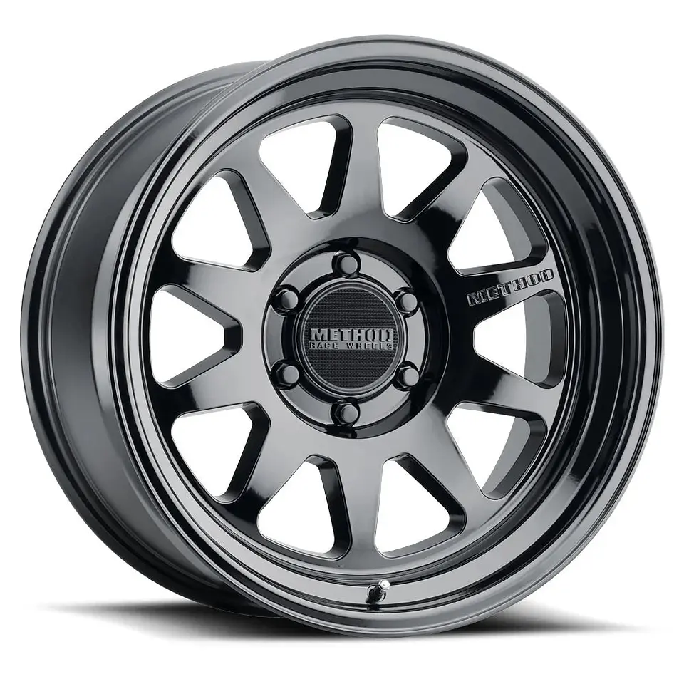 Juego de 4 llantas Method MR316 20x10 6x139.7 ET -18 Gloss Black 1