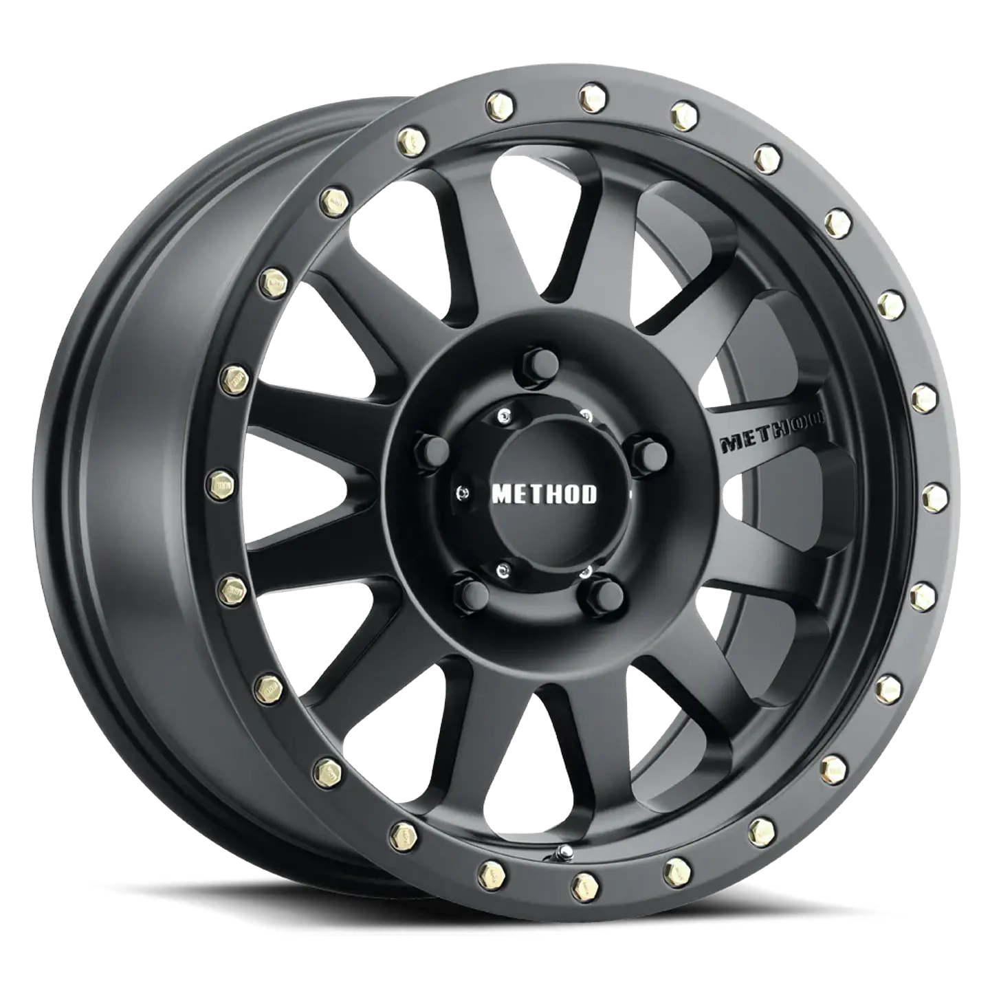 Juego de 4 llantas Method MR304 20x10 6x139.7 ET -18 Matte Black 1