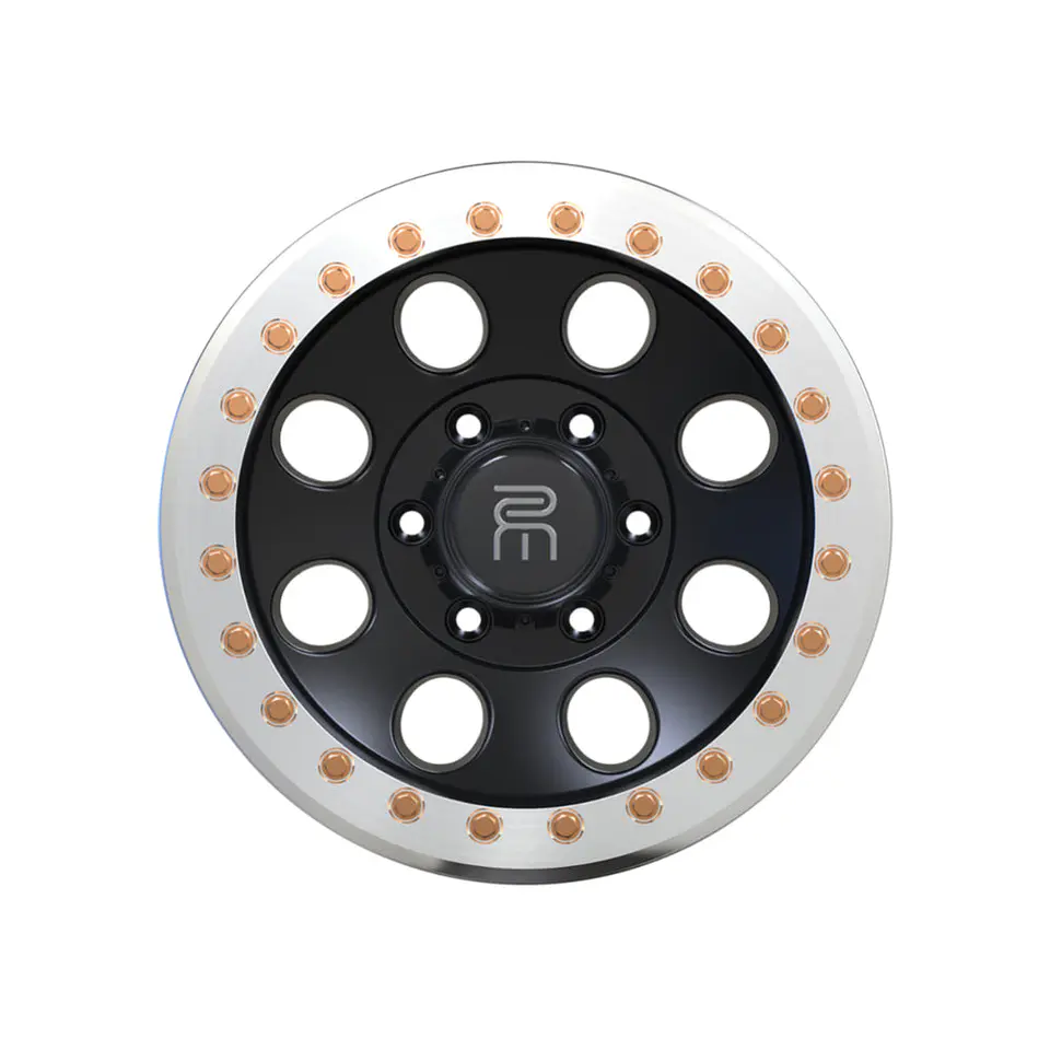 Juego de 4 llantas RMC 803 Beadlock 15x10 5x114.3 -44 Satin black / Aluminio 1