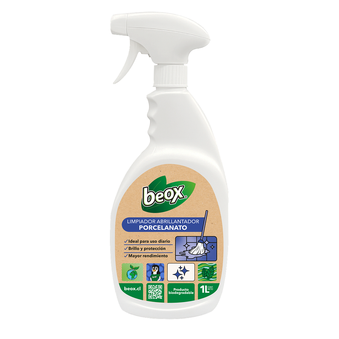 Limpiador Abrillantador Porcelanato Y Ceramicas Beox® 1 Lt 1