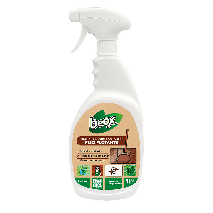 Limpiador Abrillantador Piso Flotante Y Parquet Beox® 1 Lt 1