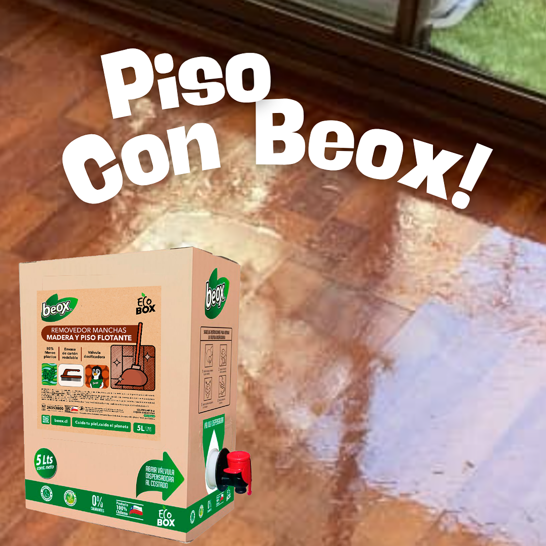 Removedor Ceras Pisos Flotante y Parquet Beox® Ecobox 5 Lts 4