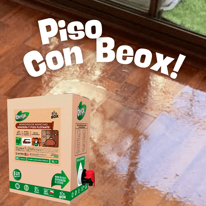 Removedor Ceras Pisos Flotante y Parquet Beox® Ecobox 5 Lts 4
