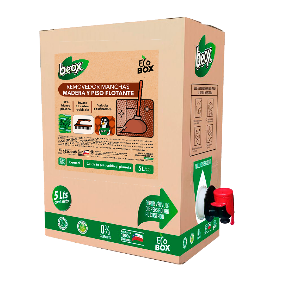 Removedor Ceras Pisos Flotante y Parquet Beox® Ecobox 5 Lts 1