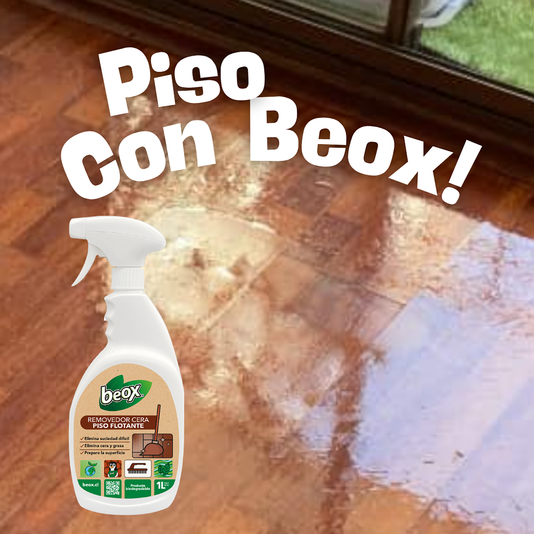 Removedor Ceras Pisos Flotante y Parquet Beox® 1 Lt 4
