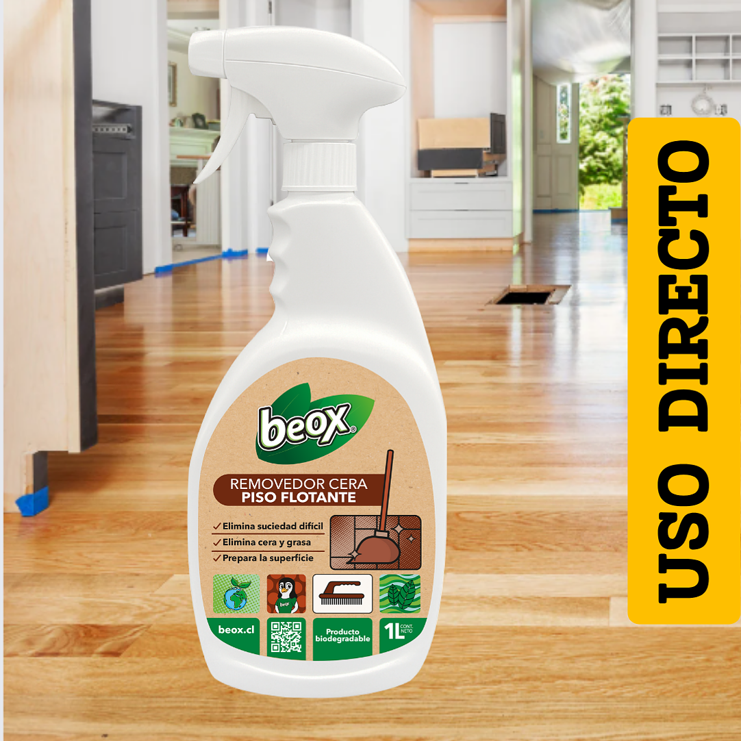Removedor Ceras Pisos Flotante y Parquet Beox® 1 Lt 2