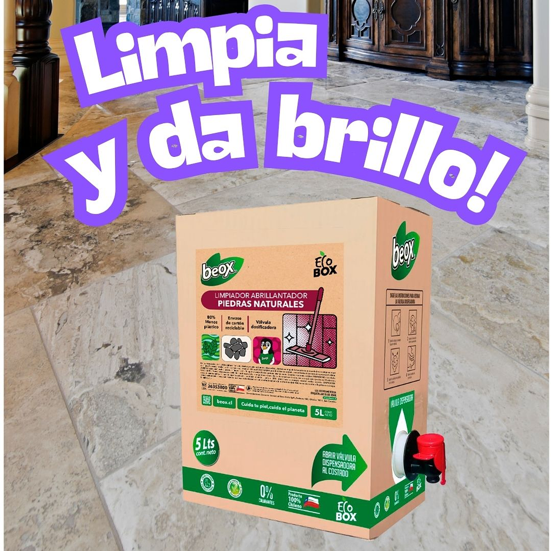 Removedor + Limpiador Piedras/Baldosas Beox® 5 Lts 5
