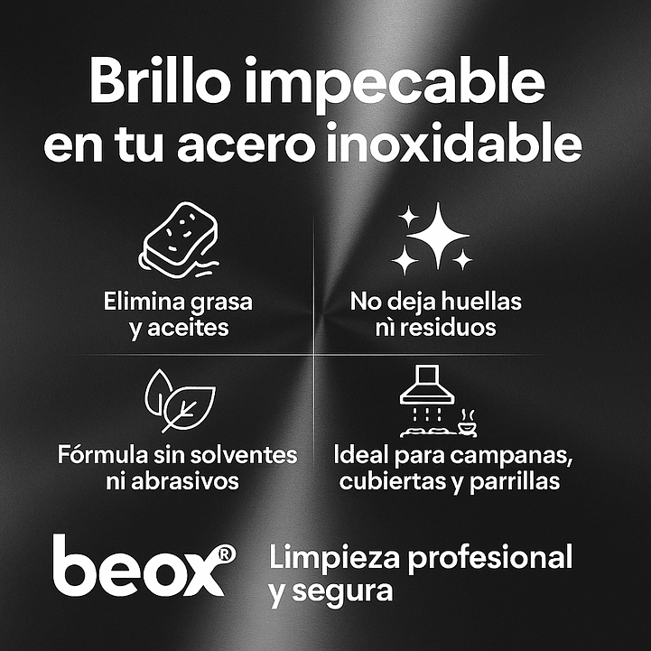 Limpiador Acero Inoxidable Beox® 5 Lts 2